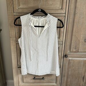 Polka dot JCrew Tank